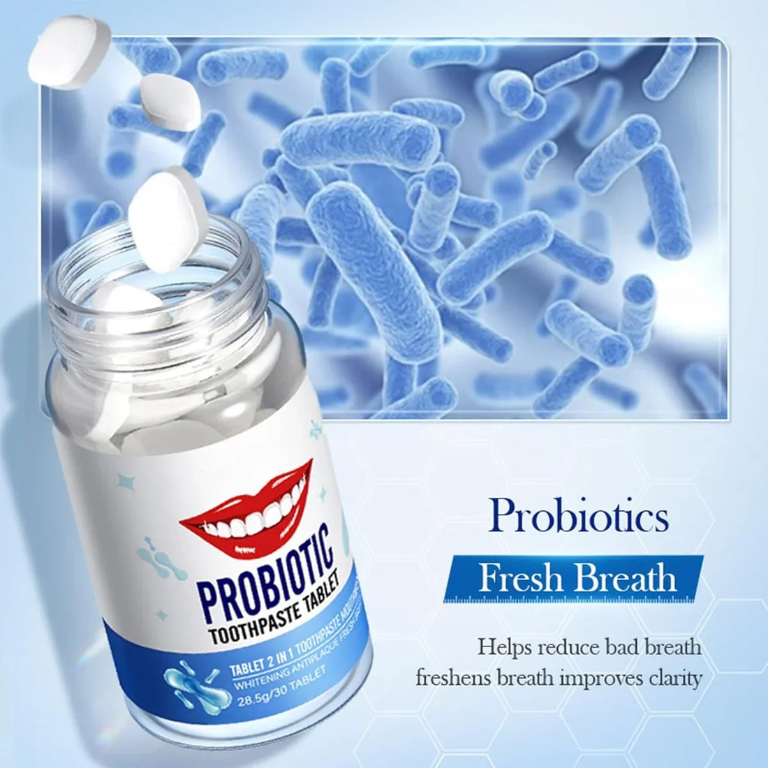 Sadoer Peach Toothpaste Tablets