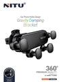 Nitu - Gravity Damping Bracket Car Phone Holder